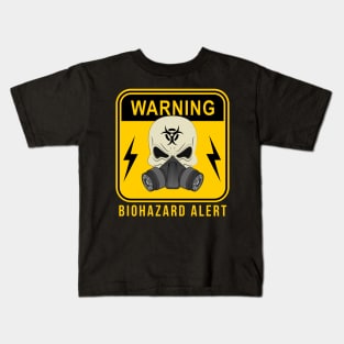 WARNING BIOHAZARD ALERT Kids T-Shirt